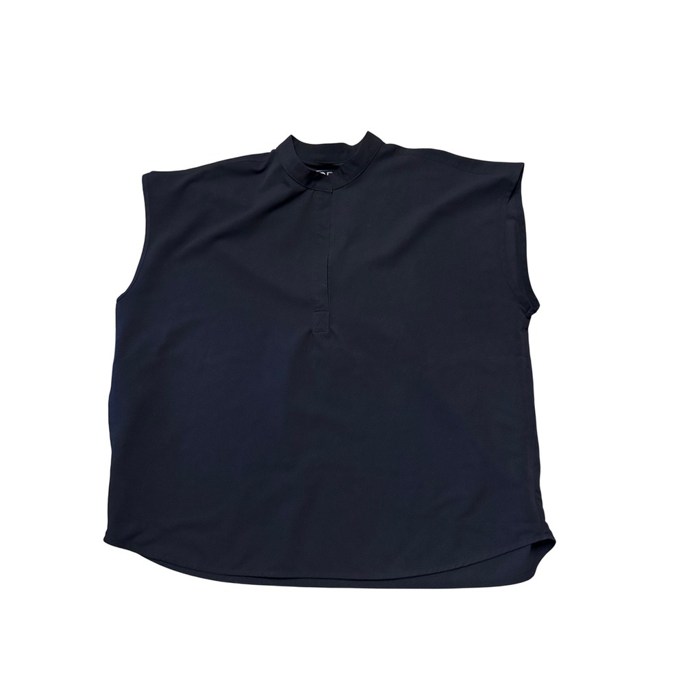 Figs Rafaela Oversized Scrub Top in BLACK XL